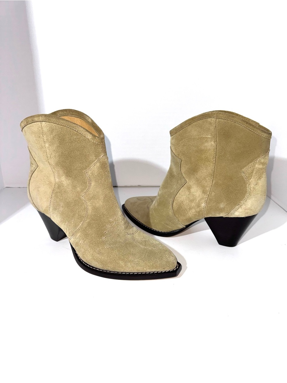 Isabel Marant Darizo Suede Western Boots